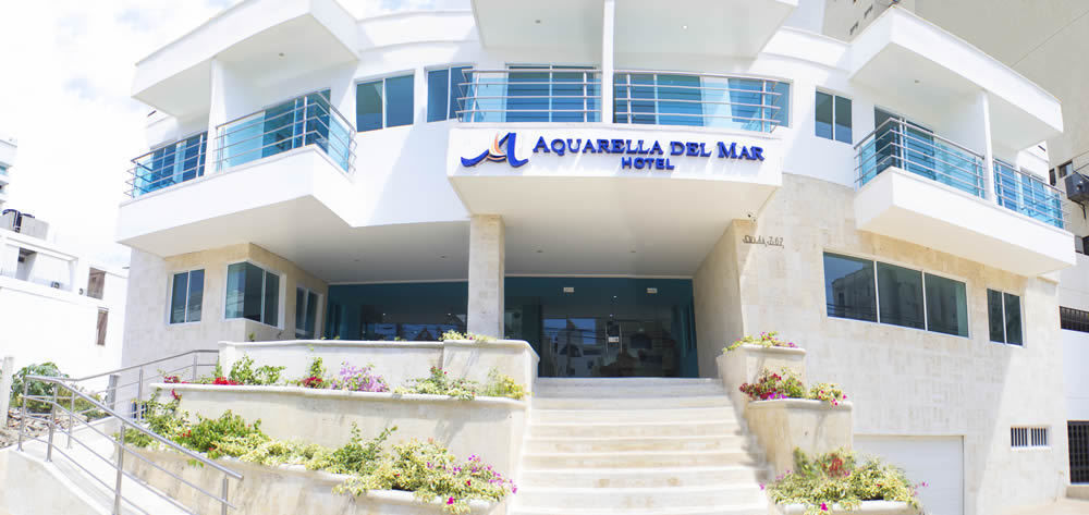 Hotel Aquarella Del Mar Santa Marta  Exteriör bild